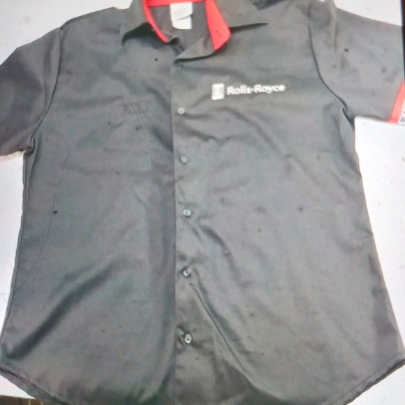 Rolls Royce race wear. Button front small petite - Picture 1 of 5